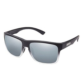 Suncloud Rambler Lifestyle Sunglasses - Black Gray Fade | Silver Mirror