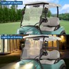 Golf Cart Side Mirrors with Turn Signal Light Golf Cart