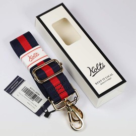 通用 Purse Strap Replacement Crossbody Handbag Stripe (Black), black