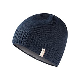 VAUDE Edo Beanie III Hat - Warm & Breathable Winter Hat - Unisex Beanie Hat in Rib Knit Look - Thermal Hat Lined with Soft Fleece - Made in Germany