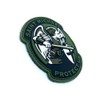 St Michael Protect Us Crusader Green PVC Airsoft Patch