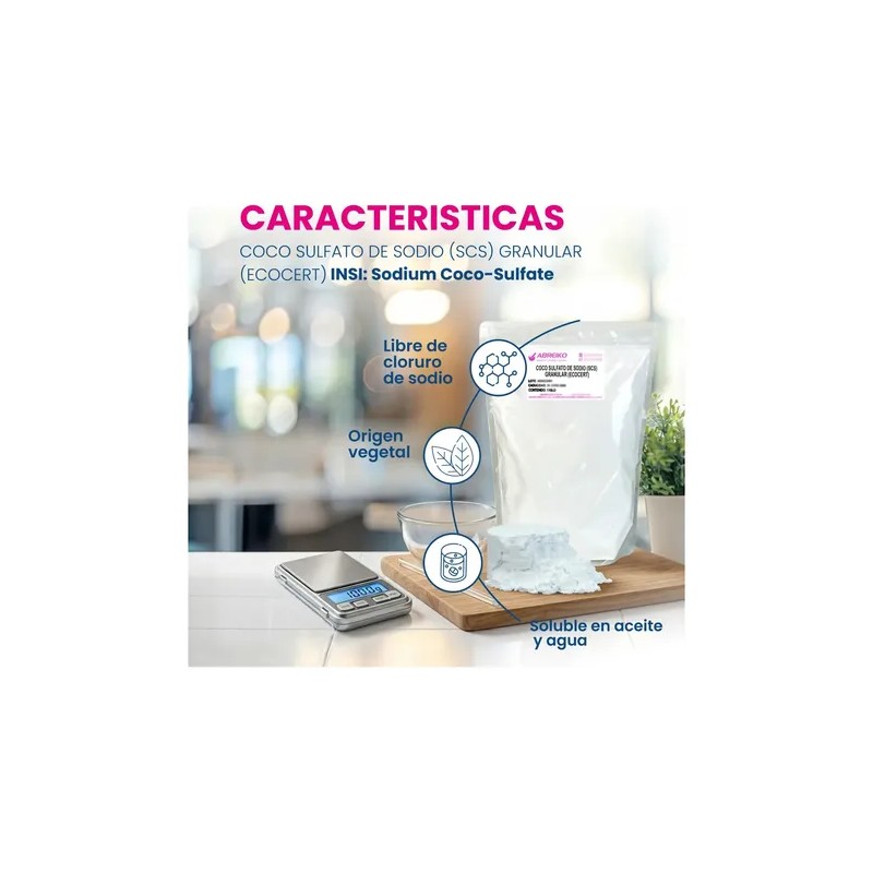 Scs Granular Tensoactivo (shampoo Solido) 1 Kilo