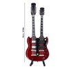 Wooden Miniature Guitar Elegant Mini Electric Guitar Musical Instrument Model