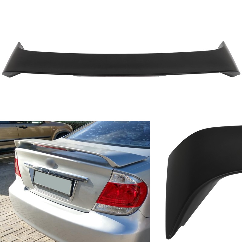 ECCPP Rear Trunk Spoiler Wing With 3rd Brake Light ABS
