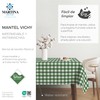 Martina Home TEFLONATED TABLECLOTH MADE Vichy Green Bottle 240X140 CM
