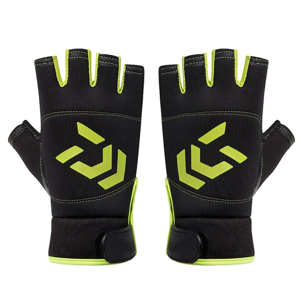 Fingerless Fishing Gloves, Sun UV Protection Gloves Anti Slip Gloves