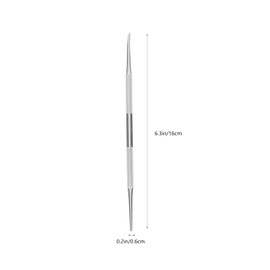 OHPHCALL Nail Care Kit 6pcs Stainless Steel Nail Filers Cuticle Remover Perfect for Manicure