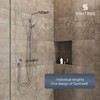 SANTRAS® Metal Shower Hose Deluxe 2.50 m Long with Water