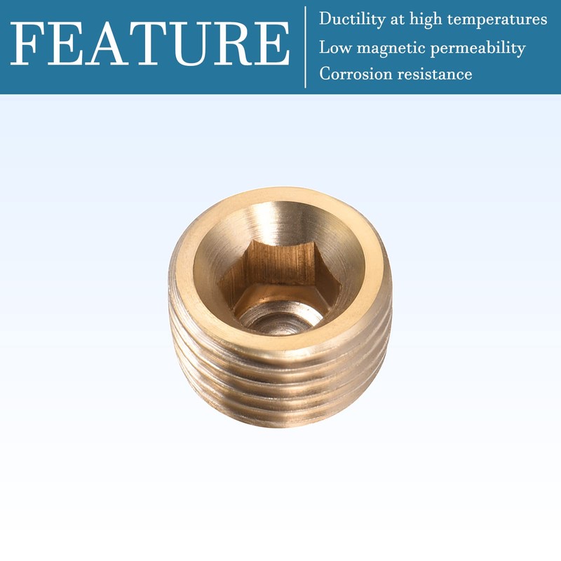 QUARKZMAN 1/4 Inch G Male Thread Brass Pipe Fittings x
