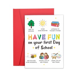First Day of School Gifts for Kids Back to School Supplies High School College School Supplie Aesthetic Back to School Stuff for Teen Girl Boy First Day of School Card Back to College Friend Christmas