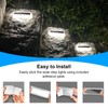 Lacasa Solar Driveway Lights 8 Pack, White LED Outdoor Deck