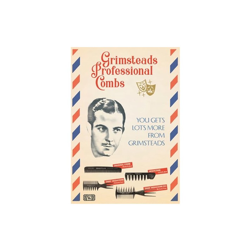 ROYAL KNIGHT TOKYO GRIMSTEADS Mesh Comb BARBER Barber Shop Beauty