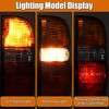uxcell Right Side Tail Light Assembly for Toyota Tacoma 2001
