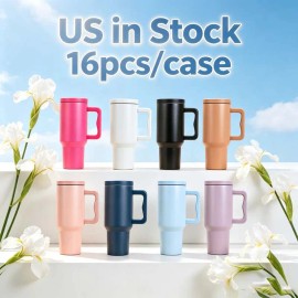 40 OZ Leak Proof Drinkware 40 OZ 3rd Generation Sublimnation for Home Office Outdoor Daily Usecolor: black & white mixed, capacity: 40 oz