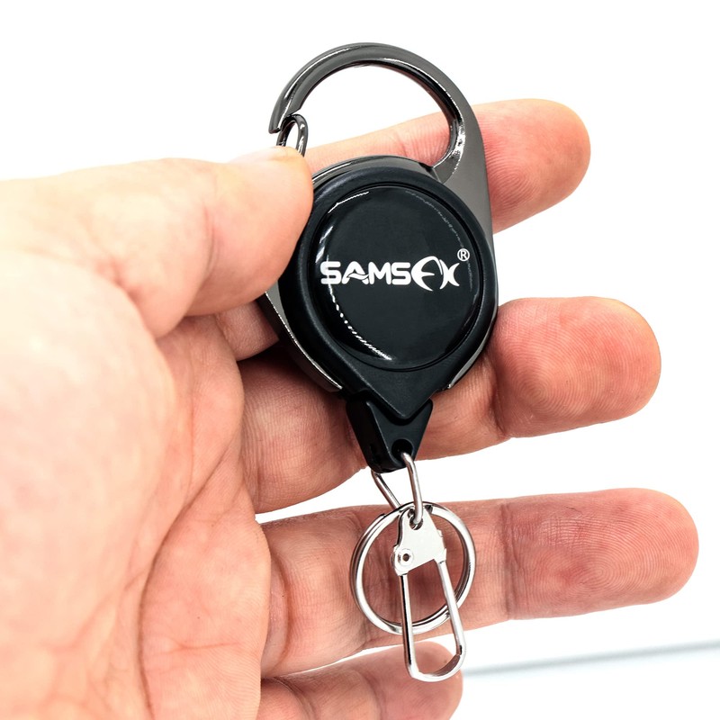 SAMSFX Fly Fishing Zinger Retractor for Gear Tools Holder 3PCS