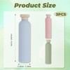 oruola 3-Pack Shampoo Travel Bottles,260 ml Refillable Travel Containers with