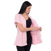 USBD Post Mastectomy Surgery Recovery Shirt Lapel Collar with Drain