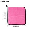 X AUTOHAUX 4pcs Microfibre Car Drying Towel 11.81"x11.81" Extra Large