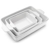 Krokori Casserole Dishes for Oven, Ceramic Baking Dishes, Lasagna Pan