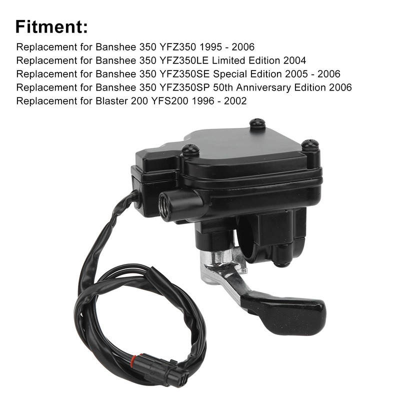 ATV Thumb Throttle Assembly 3GG‑26250‑00 Replacement for Banshee 350 YFZ350