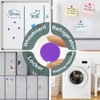 DUJEQM Round Fridge Magnets, Small Refrigerator Magnet, Whiteboard Magnets for