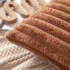 DEELAND Pack of 2,Double-Sided Faux Fur Plush Decorative Throw Pillow