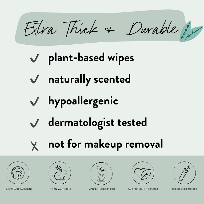 The Honest Company Hydrate and Cleanse Naturally Scented Wipes, Cleansing