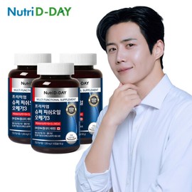 Nutri D Day Premium Super Fish Oil Omega 3 3 Bottles Total 540 Capsules for 18 Months / 뉴트리디데이 프리미엄 슈퍼 피쉬오일 오메가3 3병 18개월분 총540캡슐