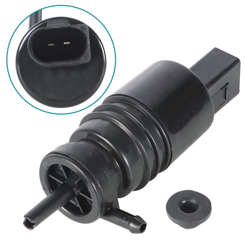 Windshield Washer Pump with Grommet 68071576AA Replacement for 2009-2017 Ram