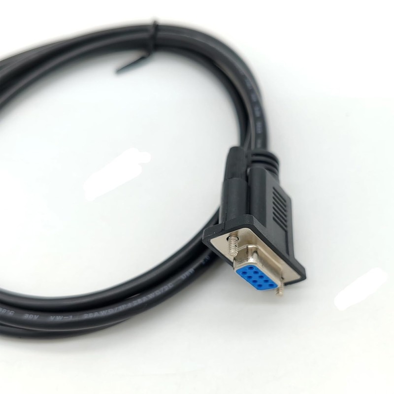 KJCPZYPP DB9 Female to USB B-Port Male Printing Port RS232