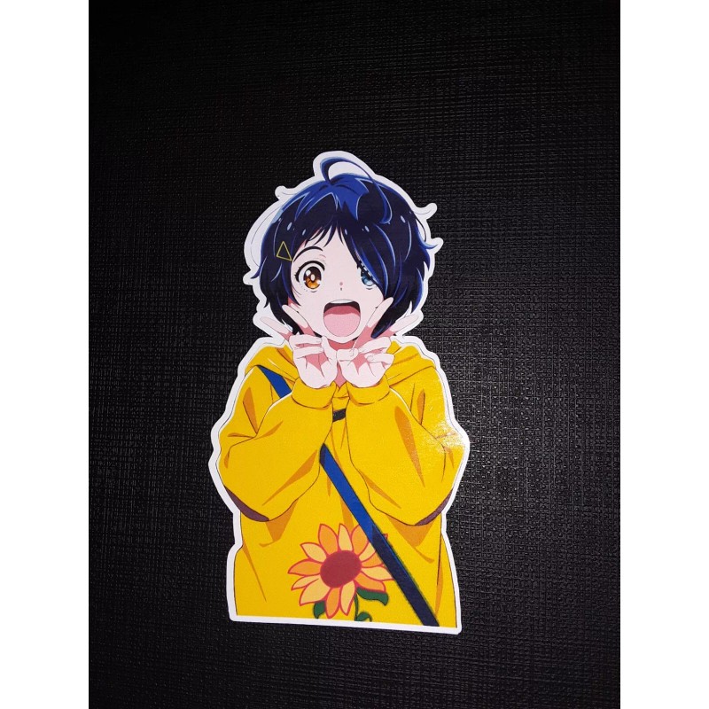Ai Ohto from Wonder Egg Priority Glossy Sticker Anime Appliances,