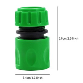 YAAVAAW 8 Piece Hose Coupling Set, Hose Connection & Hose Extension for 13 mm (1/2 Inch) and 15 mm (5/8 Inch) - Connection Part for Connecting Two Hoses, Hose Connector Accessories