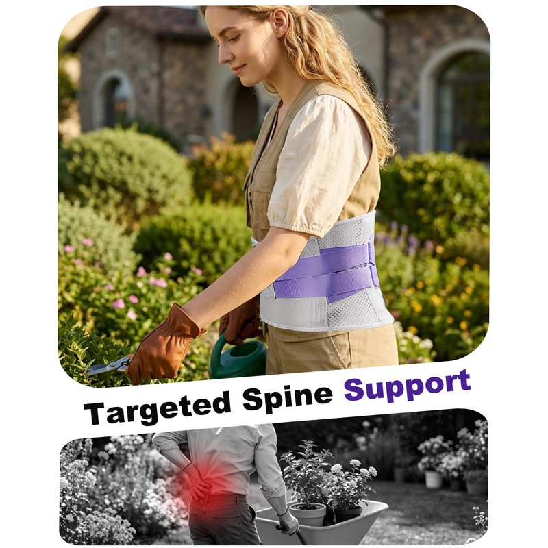 Aollop Back Support Belt for Lower Back Pain for Women,
