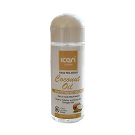 Ican London Hair Polisher Coconut Oil Smoothing Serum, 207ml