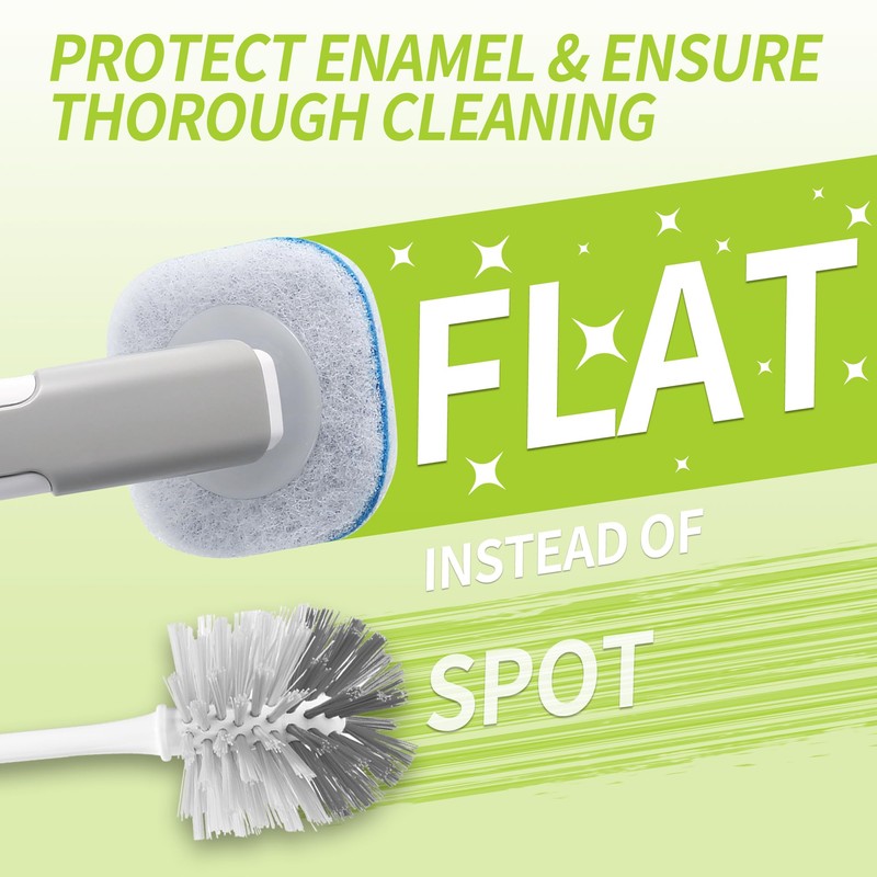 IVYROLL Toilet Bowl Cleaner Wand Refills Compatible with CLOROX, 21