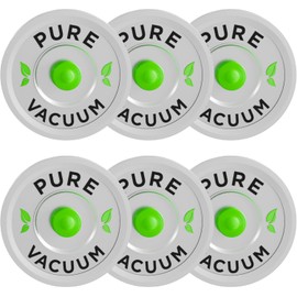 PURE MVP Premium Wide Mouth Mason Jar Vacuum Lids | Triple Thick Stainless Steel | Perfect for Juice, Smoothies to Extend Freshness 8x | Easy-Release Valve w/Leak Detection for Fermentation