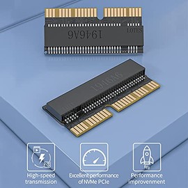 ANYOYO M.2 NVMe SSD Convert Adapter Card for Upgrade MacBook Air 2013 2014 2015 2016 2017 and Mac Pro Retina 2013 2014 2015
