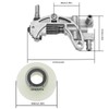 Chainsaw Oil Pump Worm Drive Gear Kit Compatible with 5200