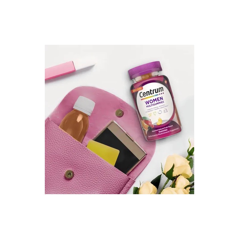 Multivitaminico Centrum Mujer Sabor Frutas 170 Gomitas V35