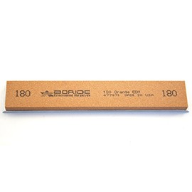 Boride Orange EDM Series 6" x 1" x 0.25" Sharpening Stone with Aluminum Mounting for Edge Pro 220 Grit