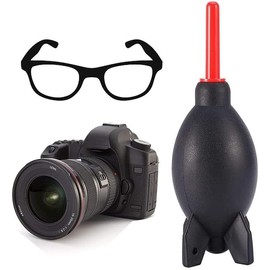 KOMUNJ Air Blower, Camera Cleaning Dust Rocket, Cleaning Sensitive Surfaces, Soft Rubber Air Blower for DSLR Camera Sensor/Lens/Filter