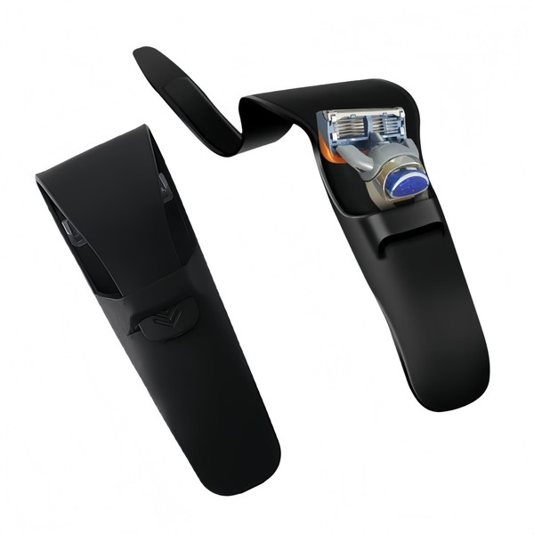 Silicone Razor Travel Case, Set of 2, Compatible with Gillette
