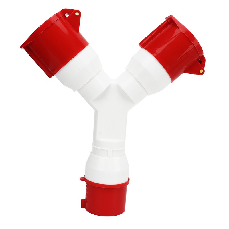 Y Shaped Industrial Plug IP44 Waterproof Industrial Socket Connector Site