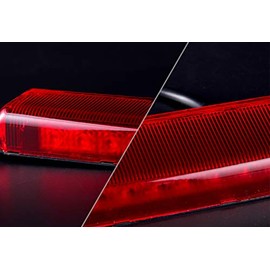 EPARTS Full LED 3rd Third Tail Brake Light Rear Roof Center Stop Lamp Red Lens Fit For 2004-2009 VW Volkswagen Golf MK5 MK6 GT1