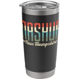 Nashua New Hampshire Retro Gift Stainless Steel Insulated Tumbler
