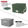 DocSafe Fireproof Document Box with Lock,File Storage Organizer with Mesh
