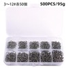 LeTradeJP Fishing Hooks, High Carbon Steel, High Strength, Corrosion Resistant,