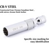 6PCS 3/8" Drive Magnetic Swivel Spark Plug Socket Set, 12