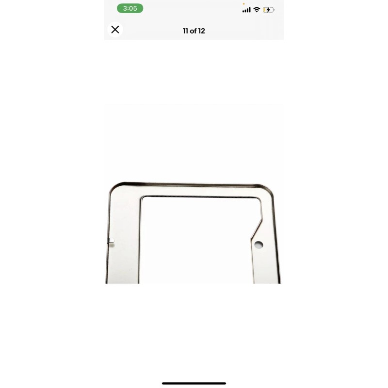 Carbole 2PACK Bling Metal License Plate Frame Tag Sparkling Glitter