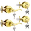 NIZADO 2 Pack Door Lock Sets with Deadbolt Keyed Alike,